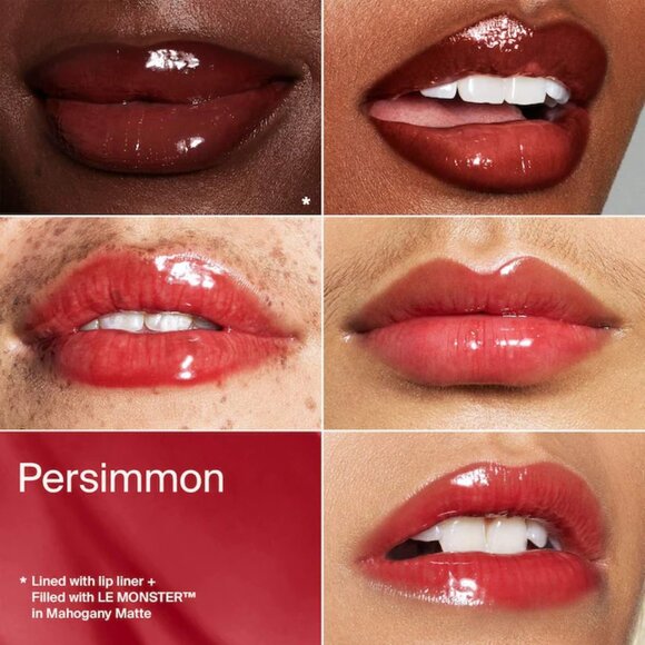 NIB ✅ Haus Labs #PERSIMMON  PhD Hybrid Lip Glaze Plumping Gloss ✨NIB - Picture 3 of 11